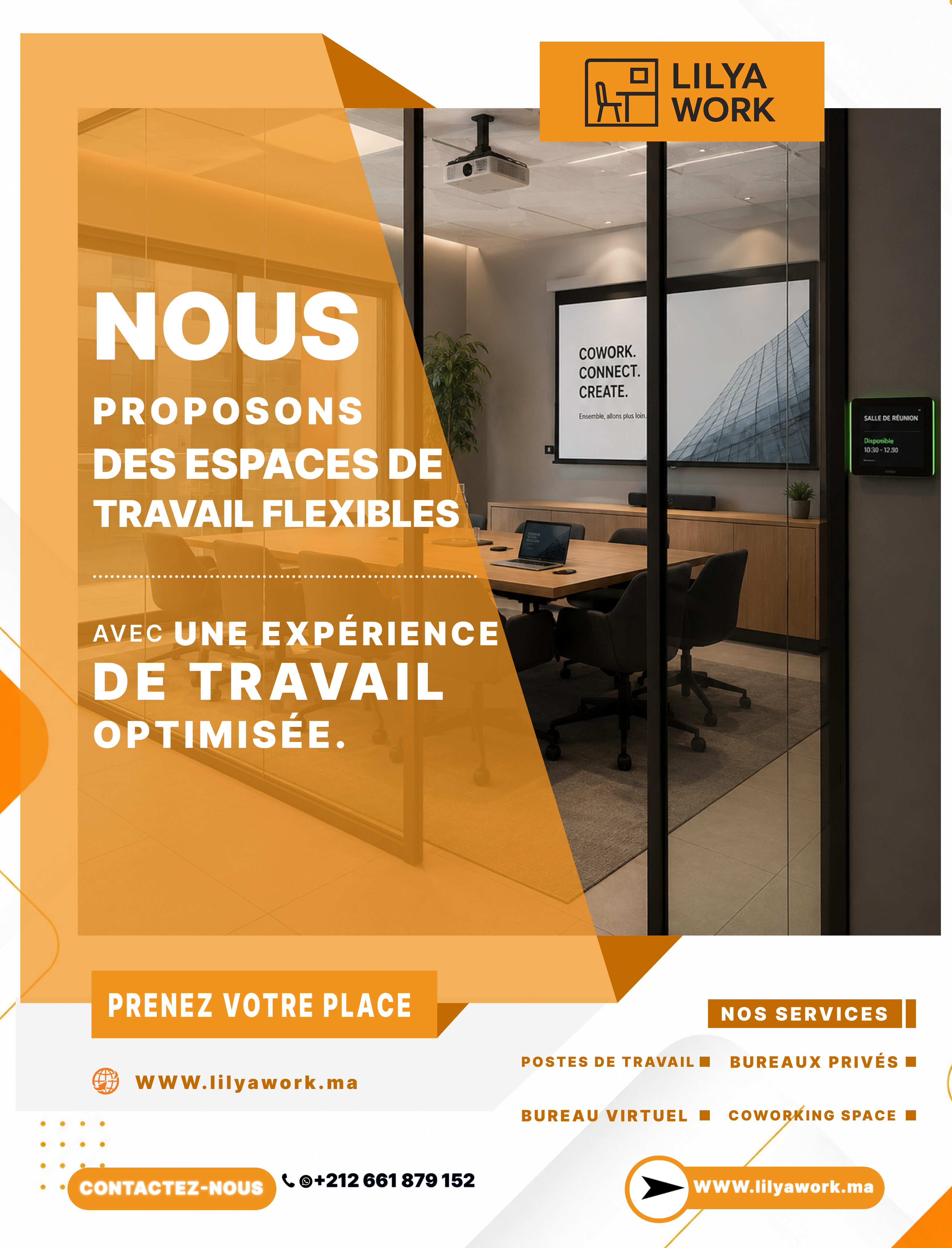 Votre prochain bureau à Casablanca vous attend